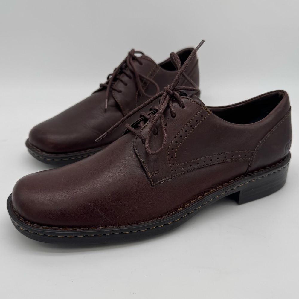 Born Brown Leather Oxford Size 10/44